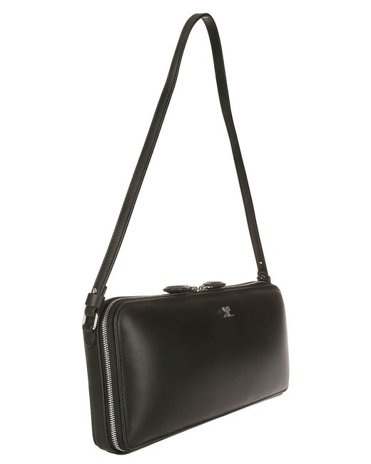 Courreges Leather Baguette Bag
