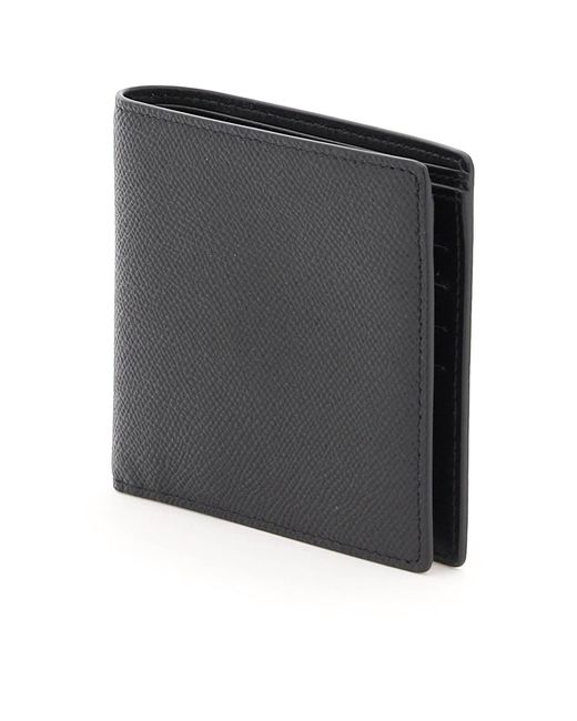 Maison Margiela Black Grained Leather Bi-fold Wallet