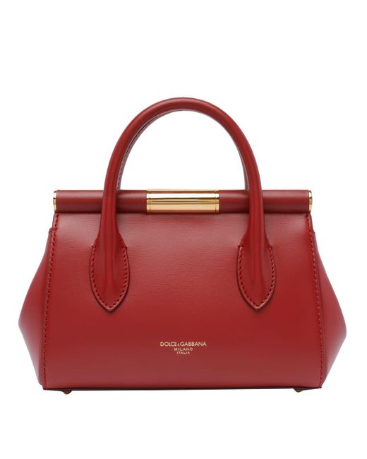 Dolce & Gabbana Red Mini Marlene Day Bag