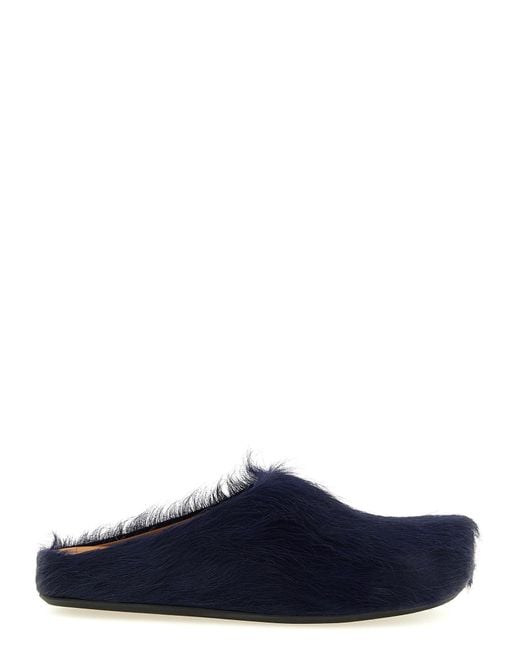 Marni Blue Calfskin Mules for men