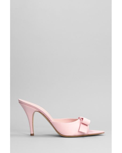 Gia Borghini Pink Honorine Slipper-Mule
