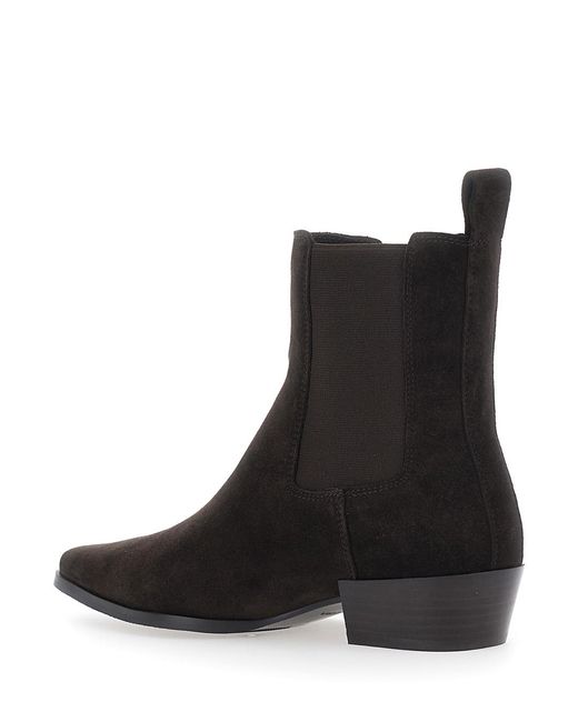 Strategia Black Bootie Nina Leather Boot