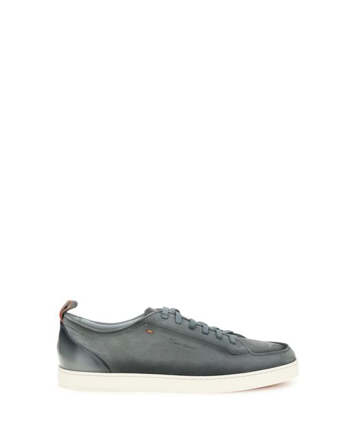 Santoni Gray Montecarlo Sneakers for men