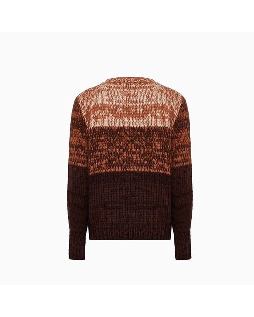 Roberto Collina Wool Sweater In Alpaca in Brown | Lyst