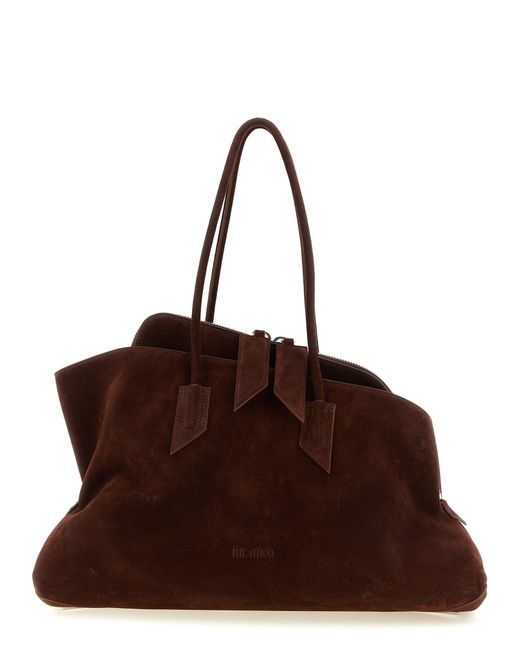 The Attico Brown 'La Passeggiata Medium' Shoulder Bag