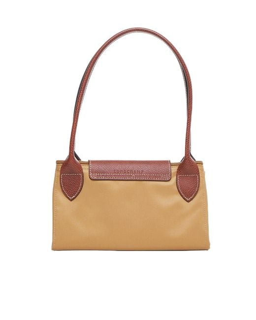Longchamp Natural Shoulder Bag Le Pliage Original M Polyamide