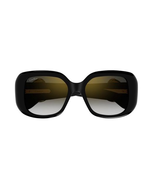 Cartier Black Ct0471S 001 Sunglasses