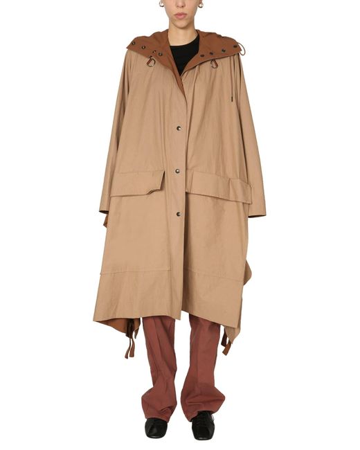 Lemaire Cotton Parka in Beige (Natural) | Lyst