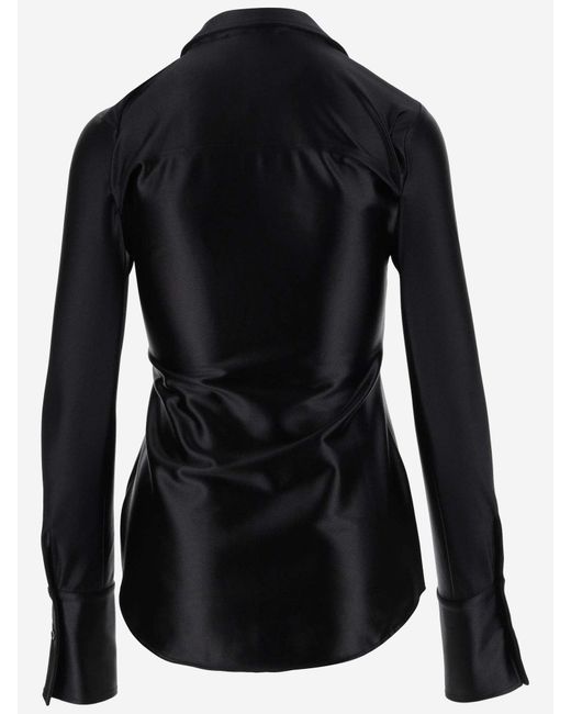 Coperni Black Synthetic Satin Shirt