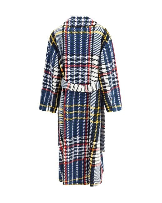 Sara Roka White Check Long Coat