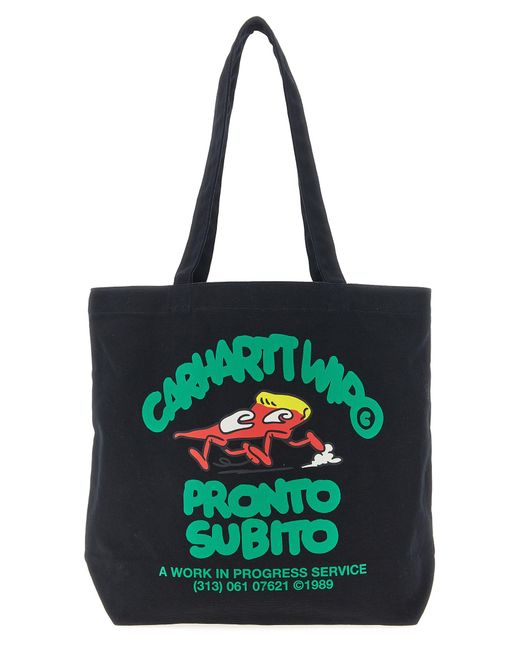 Carhartt Multicolor Canvas Graphic Tote Shopping Bag for men