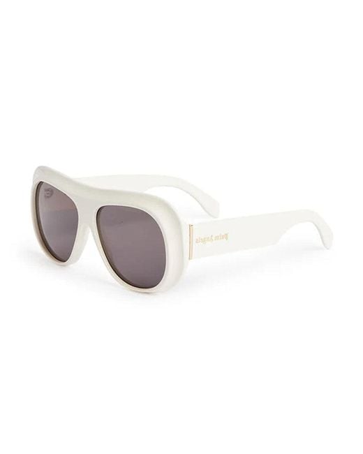 Palm Angels Gray Sunglasses Aviator Full Rim, Frame And Dark Lens Peri103Elfin0107