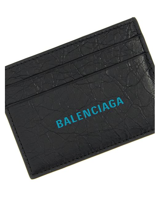 Balenciaga Black 'Cash' Card Holder for men