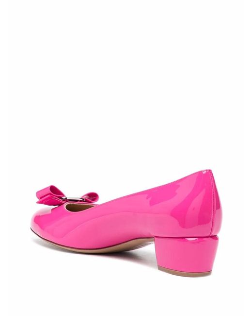 Ferragamo Pink Ferragamo Ornament Pump