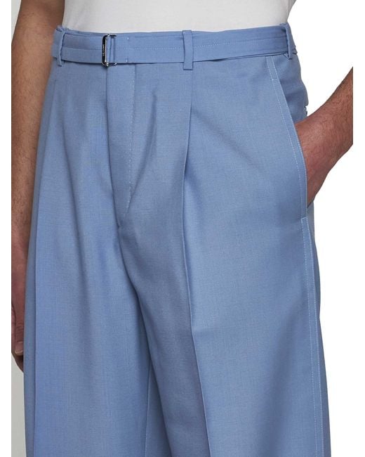 Lanvin Blue Trousers for men