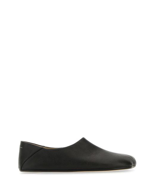 MM6 by Maison Margiela Black Middle Seam Anatomic Ballet Flats Men for men