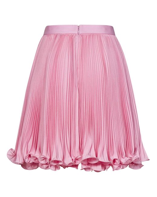 Balmain Pink Paris Mini Skirt