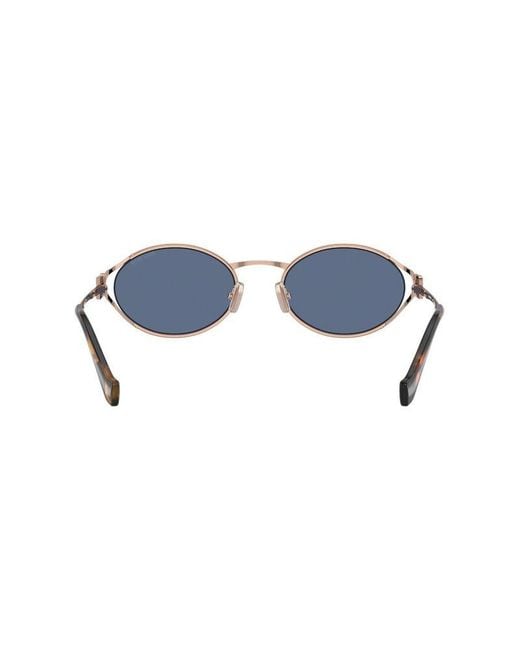 Miu Miu Metallic Miu Sunglasses- Metal (Other) Eyewear