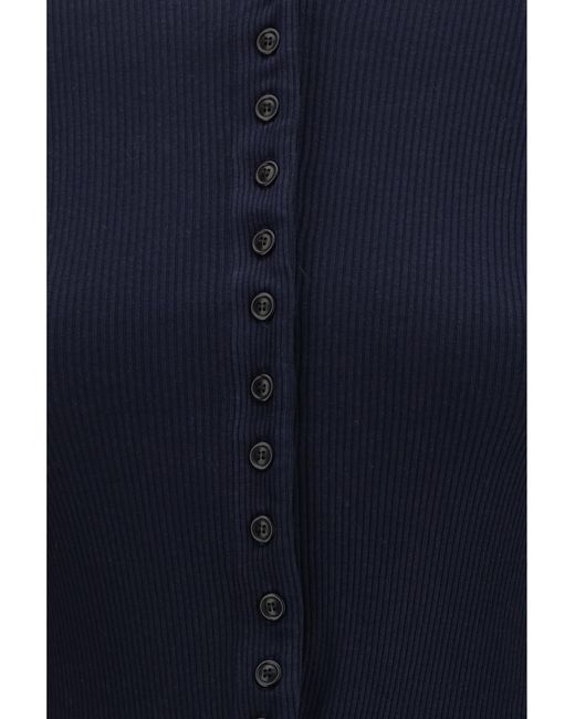 Citizens of Humanity Blue Kari Long Cardigan Cotton; Lyocell; Spandex