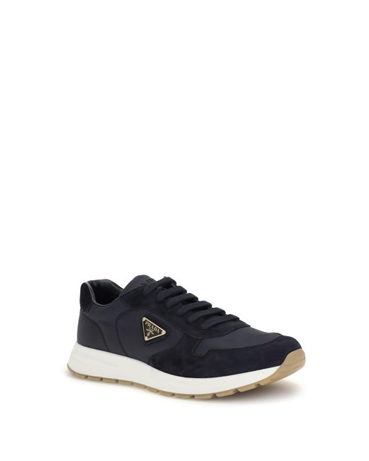 Prada Blue Prax 01 Re-Nylon Sneakers for men
