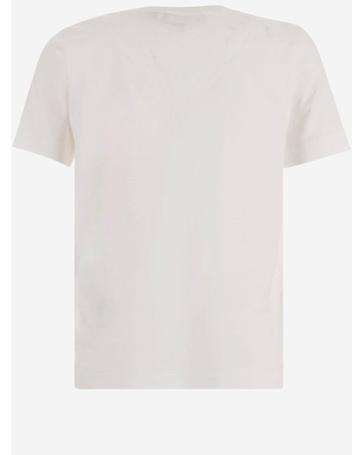 Stone Island White Cotton T-Shirt T-Shirts for men
