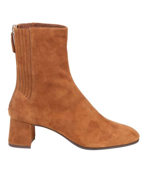 Aquazzura Brown Saint Honore 50 Boots