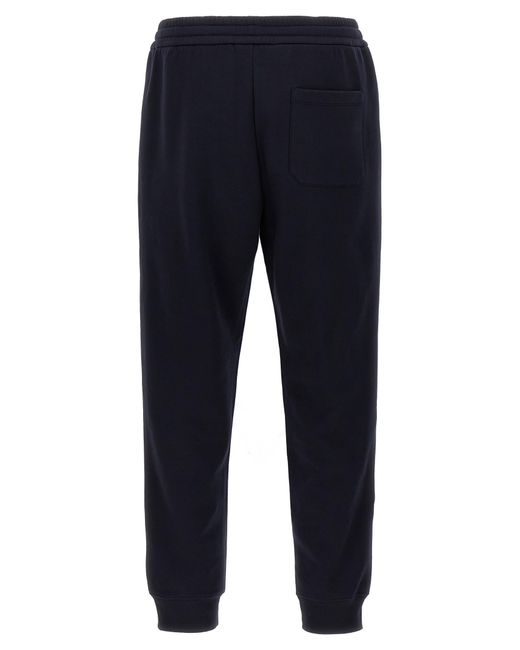 Valentino Garavani Blue Logo Print Joggers for men