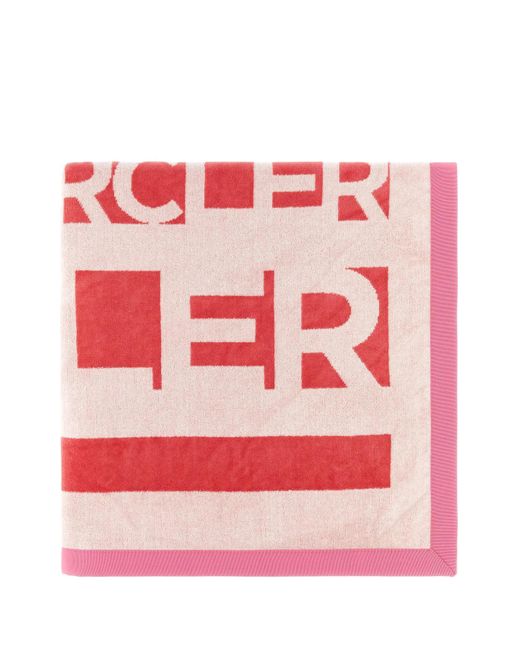 Moncler Pink Printed Terry Beach Towel