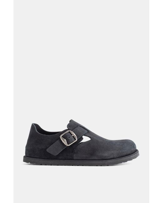 Birkenstock Black London Suede Clogs Sandal