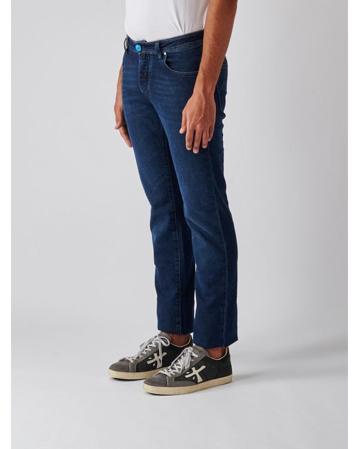 Jacob Cohen Pant 5pkt Slim Fit Nick Jeans in Blue for Men | Lyst