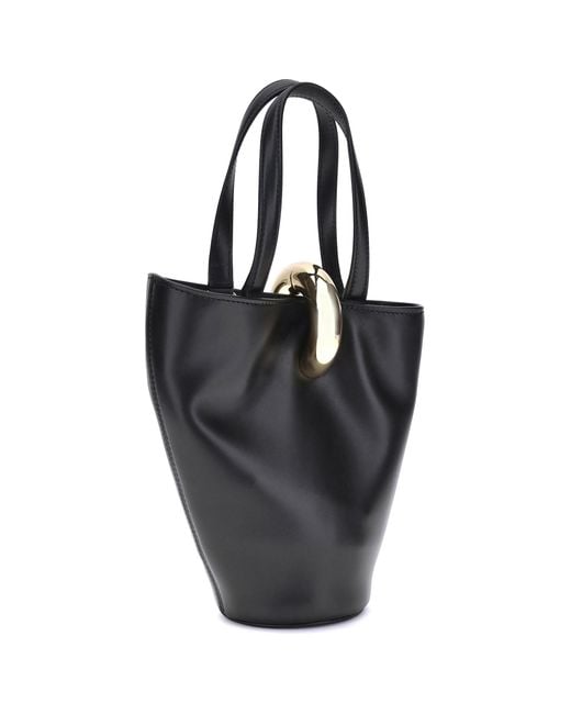 Jacquemus Black La Bambola Small Bucket Bag Calf Leather Bos Taurus
