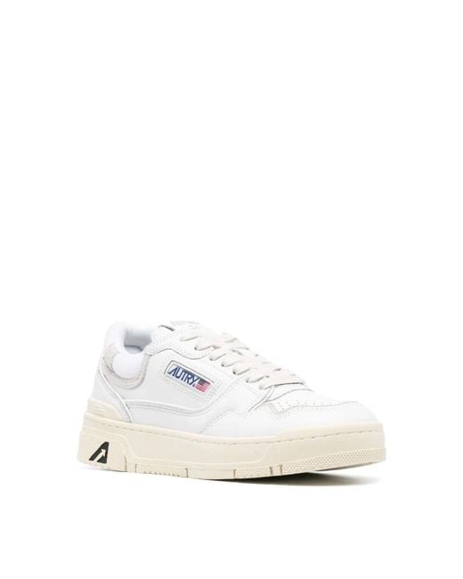 Autry White Clc Rookie Low Sneakers