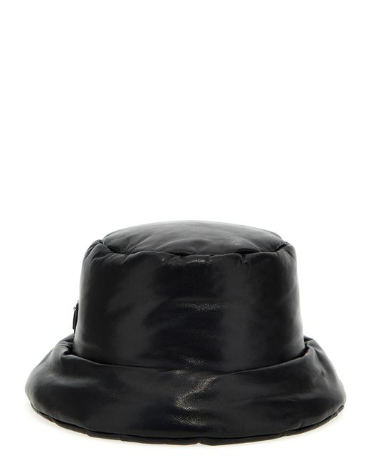 Prada Black Nappa Bucket Hat