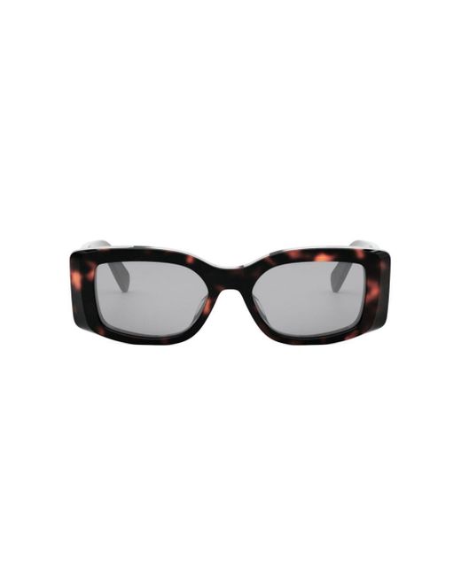 Céline Black Rectangle Frame Sunglasses