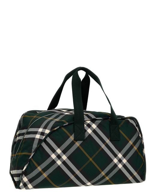 Burberry Black Shield Large Travel Bag for men