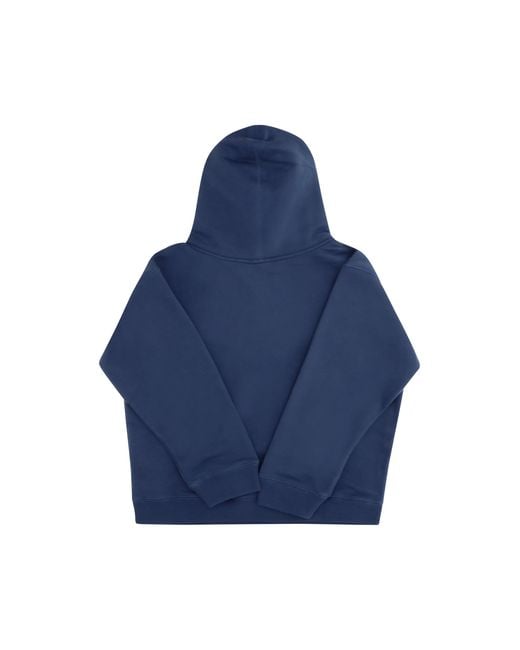 Gucci Blue Cotton Hooded Sweatshirt With Print For Boy Sweatshirts for men
