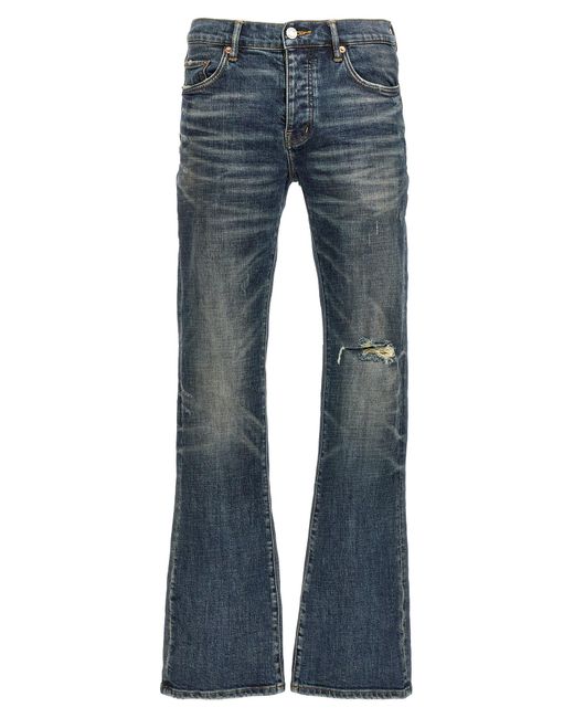 Purple Brand Blue 1 Year Dirty Fade Jeans for men