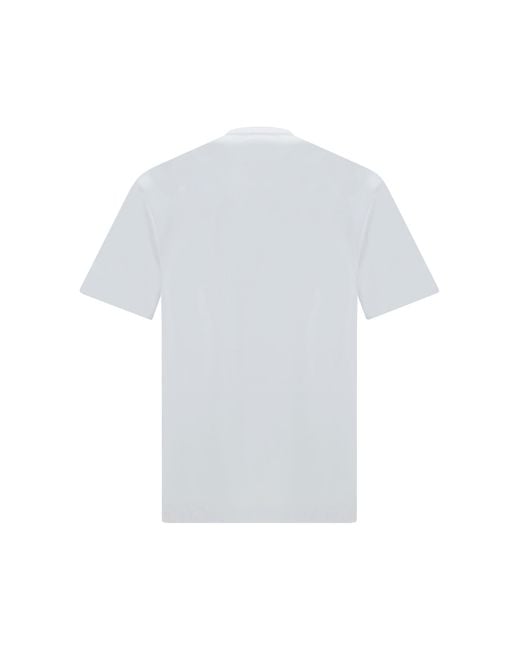 Fendi White Ff T-Shirt Cotton T-Shirts for men