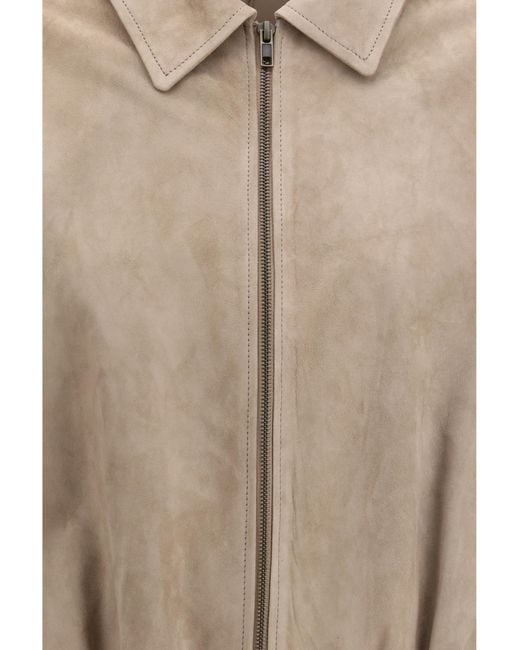 Salvatore Santoro Natural Suede Jacket Lamb Ovis Aries