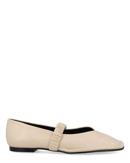 Alohas Black Ballerina Flats Lautan Goat Leather