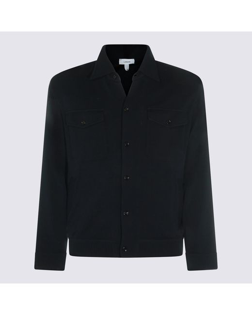 Lardini Black Jackets _100 Co for men