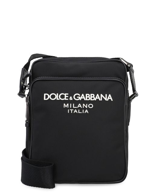 Dolce & Gabbana Black Nylon Crossbody Bag for men