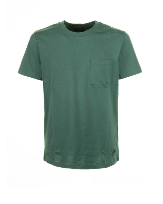 Peuterey Green T-Shirt With Pocket for men