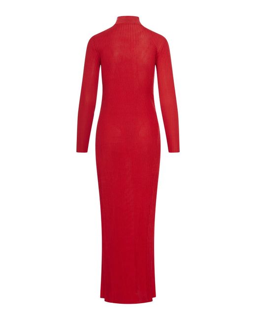 Fendi Red Day Evening Dress
