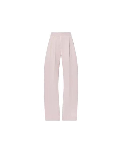 The Attico Pink Wool Blend Taloired Pants