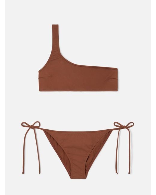 Mc2 Saint Barth Brown Breezy Bikini Solid
