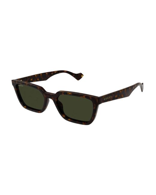 Gucci Black Gg1539S Linea Lettering Sunglasses