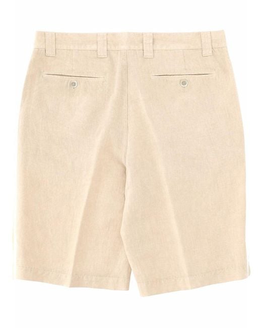 120% Lino Natural Shorts Linen for men