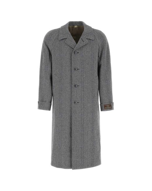 Gucci Gray Houndstooth Coat for men