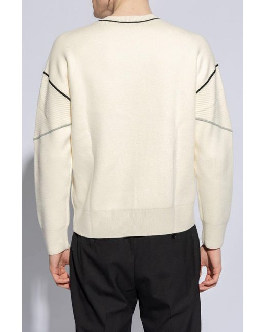Emporio Armani Natural Crewneck Sweater, for men